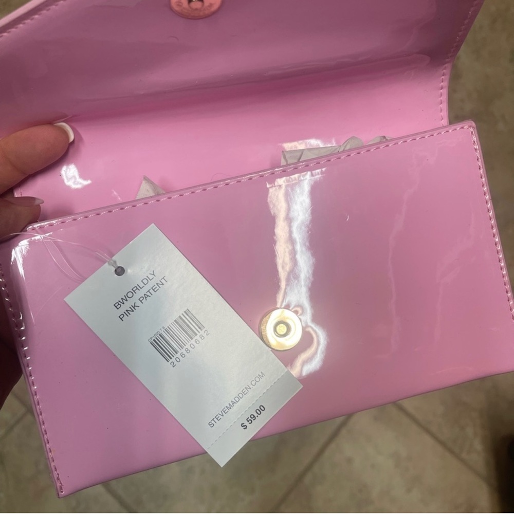 Pink clutch